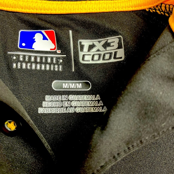 Pittsburgh Pirates TX3 Cool Shirt, Men’s, MLB, Black/Gold - Picture 3 of 3